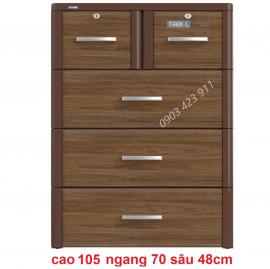 Tabi L 4 tầng Nâu Gỗ